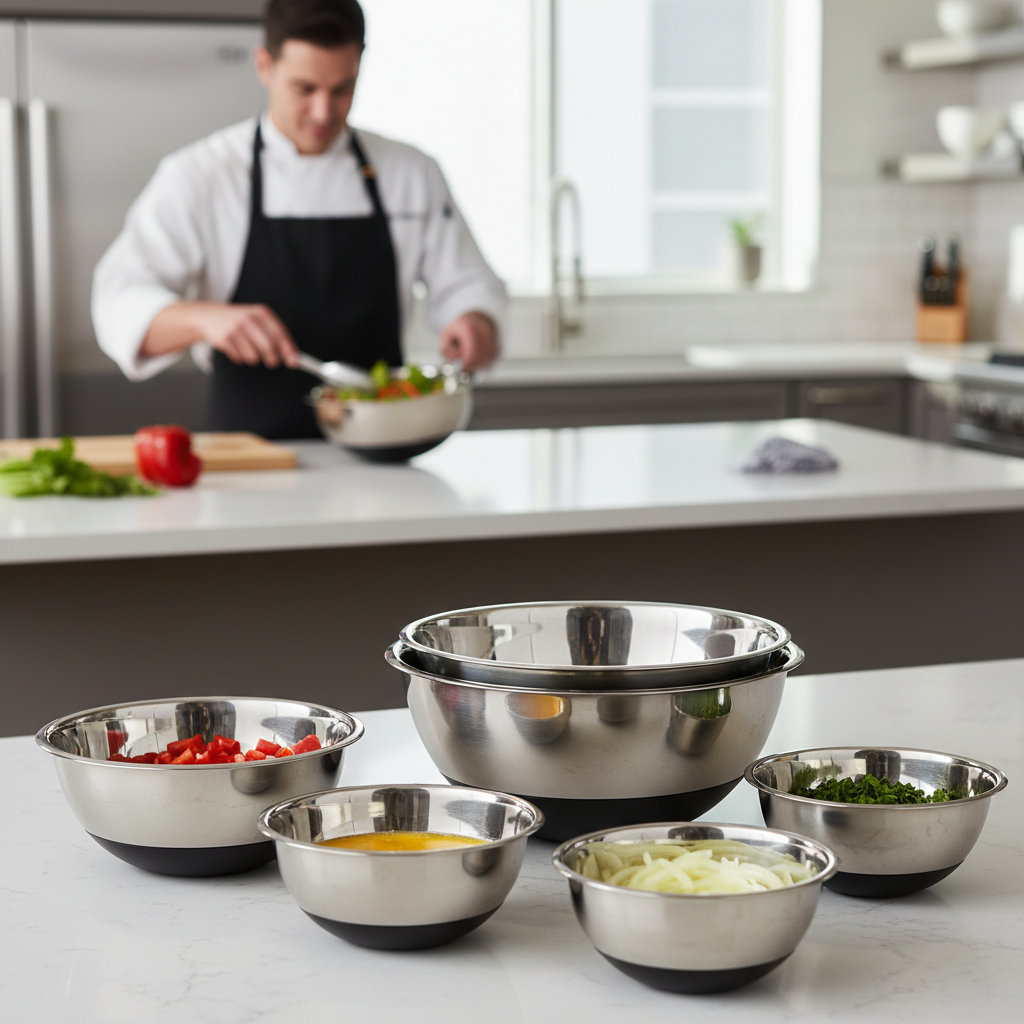 Why Stainless Steel Prep Bowls Are Essential for Every Kitchen Chef