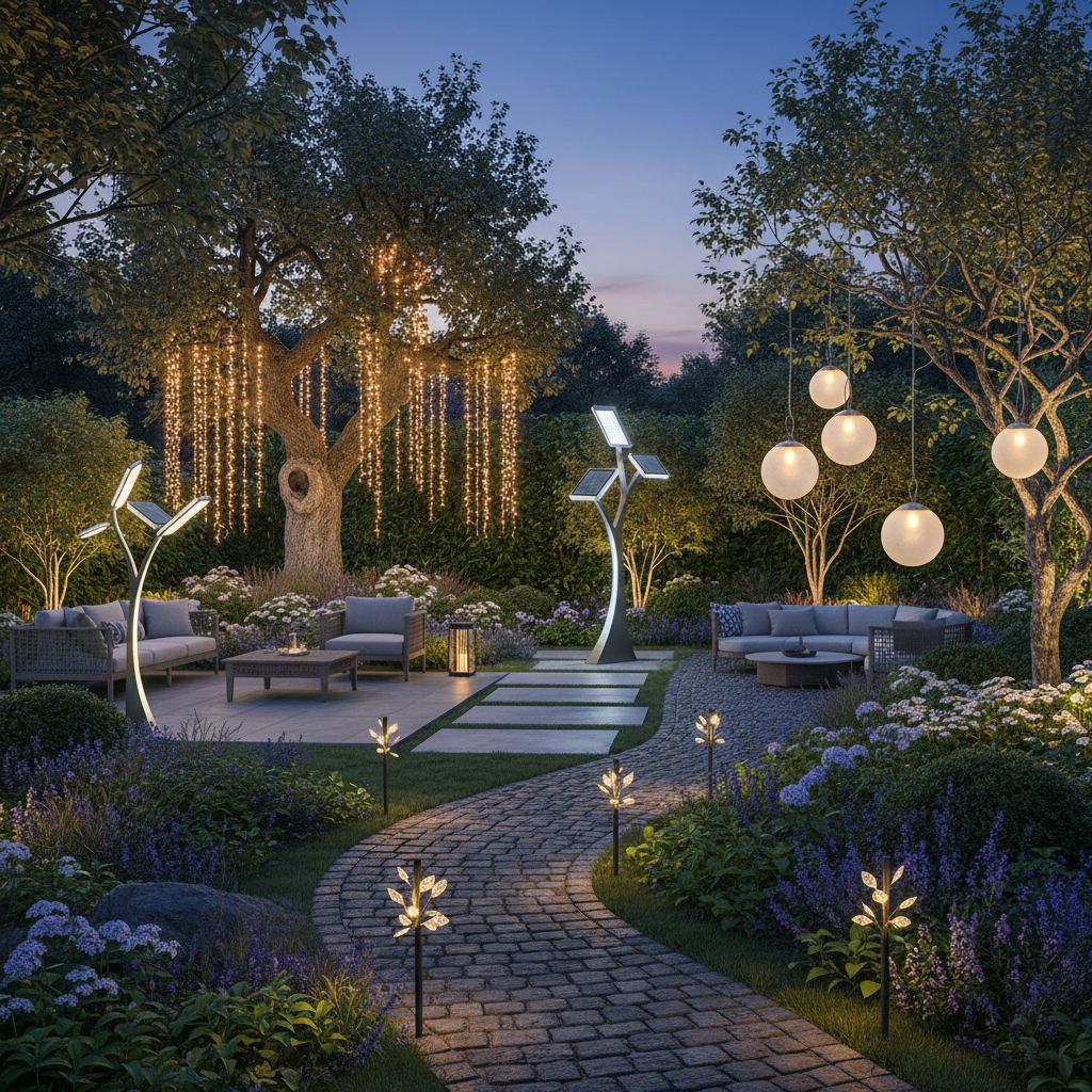 2025 Top 5 Solar Tree Lights You Need for Your Outdoor Space