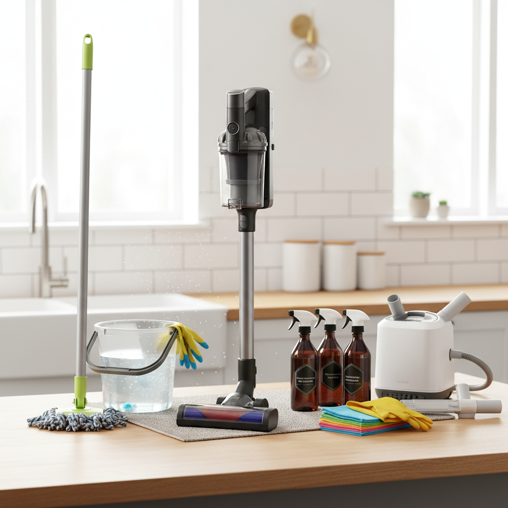 Top 5 Essential Cleaning Equipment and Supplies for a Spotless Home