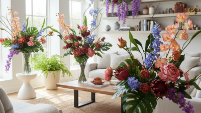 Top 2025 Trends in Plastic Flowers for Stunning Home Decor Ideas