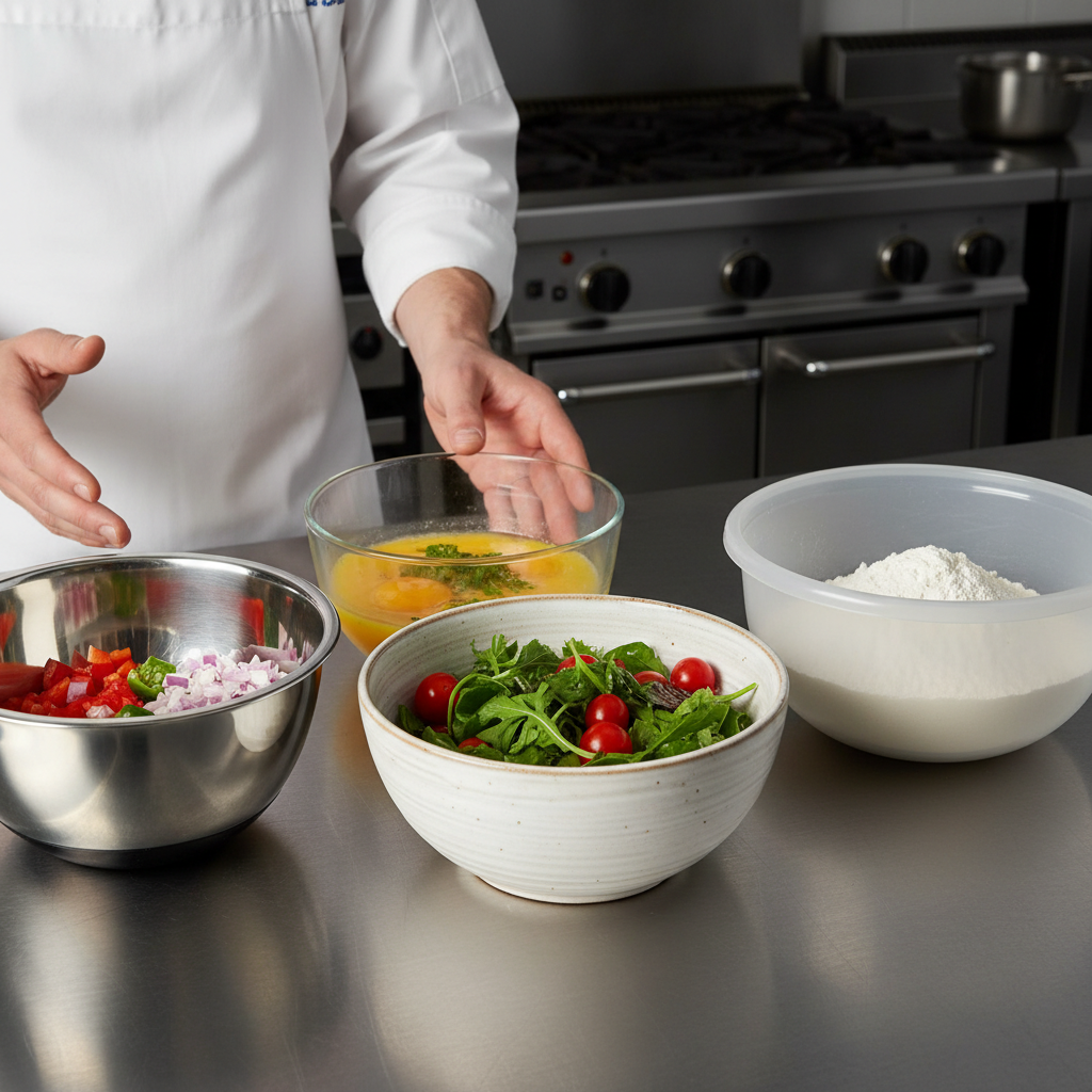 Why Stainless Steel Prep Bowls Are Essential for Every Kitchen Chef
