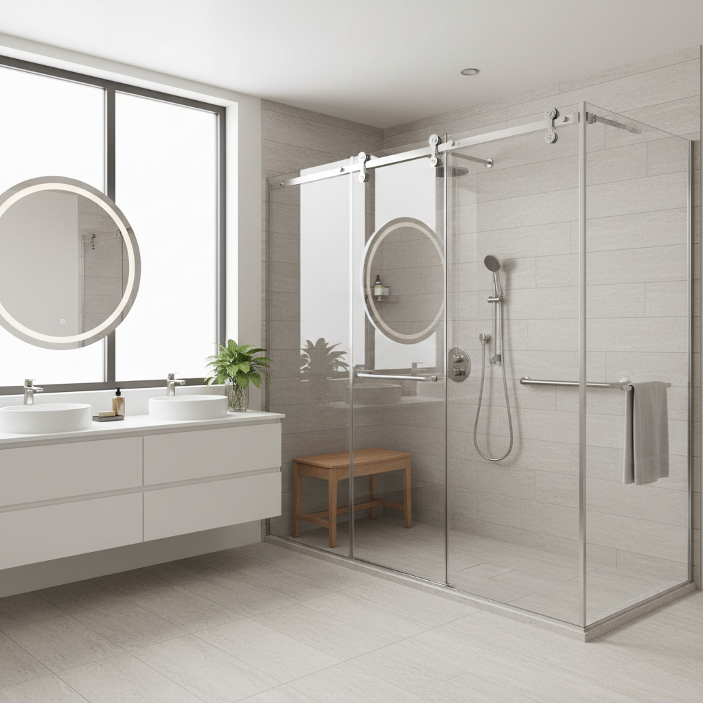 Top 5 Benefits of Sliding Door Shower Glass for Modern Bathrooms