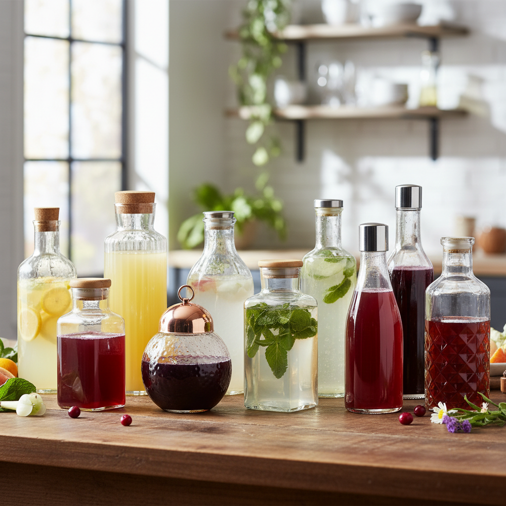 Top 10 Unique Glass Bottles for Stylish Beverage Storage and Serving