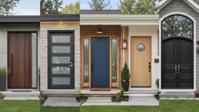 Top 5 Trendsetting Residential Front Entry Doors to Elevate Your Home Value