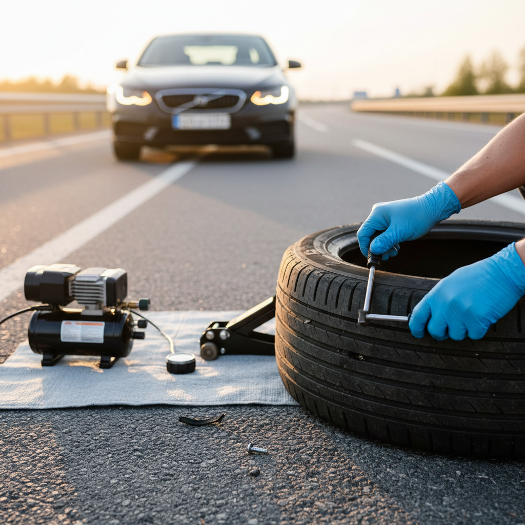 How to Easily Repair a Car Tyre Puncture: Step-by-Step Guide for Drivers