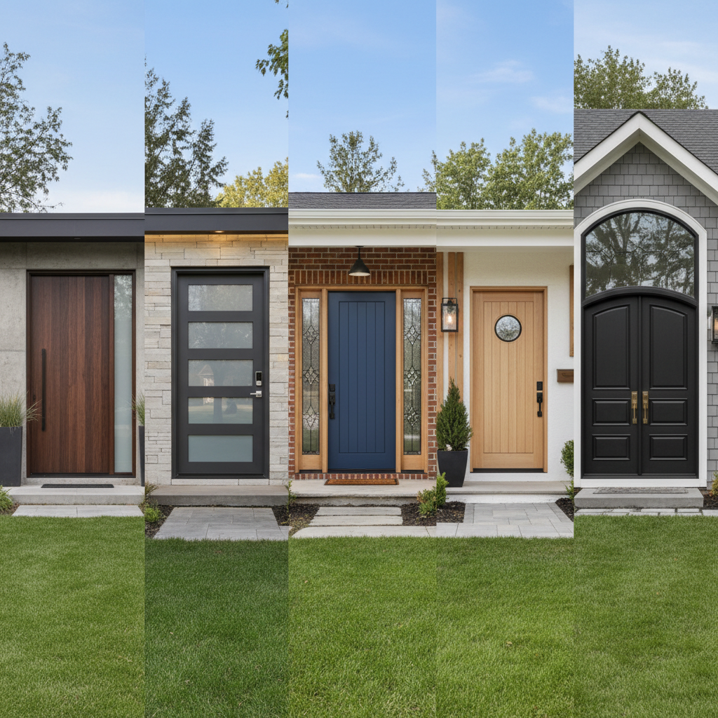 Top 5 Trendsetting Residential Front Entry Doors to Elevate Your Home Value