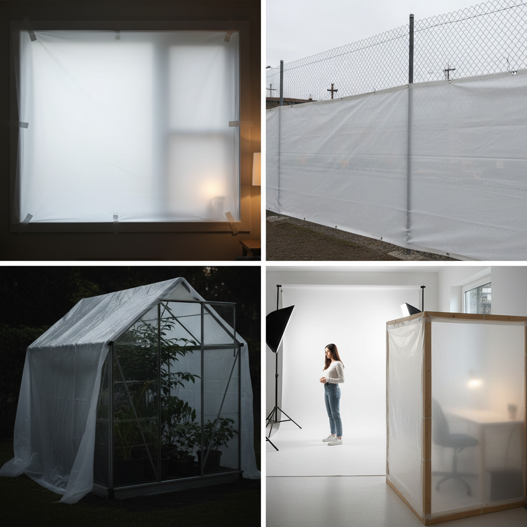 How to Use Opaque Plastic Sheeting for Effective Light Blockage and Privacy