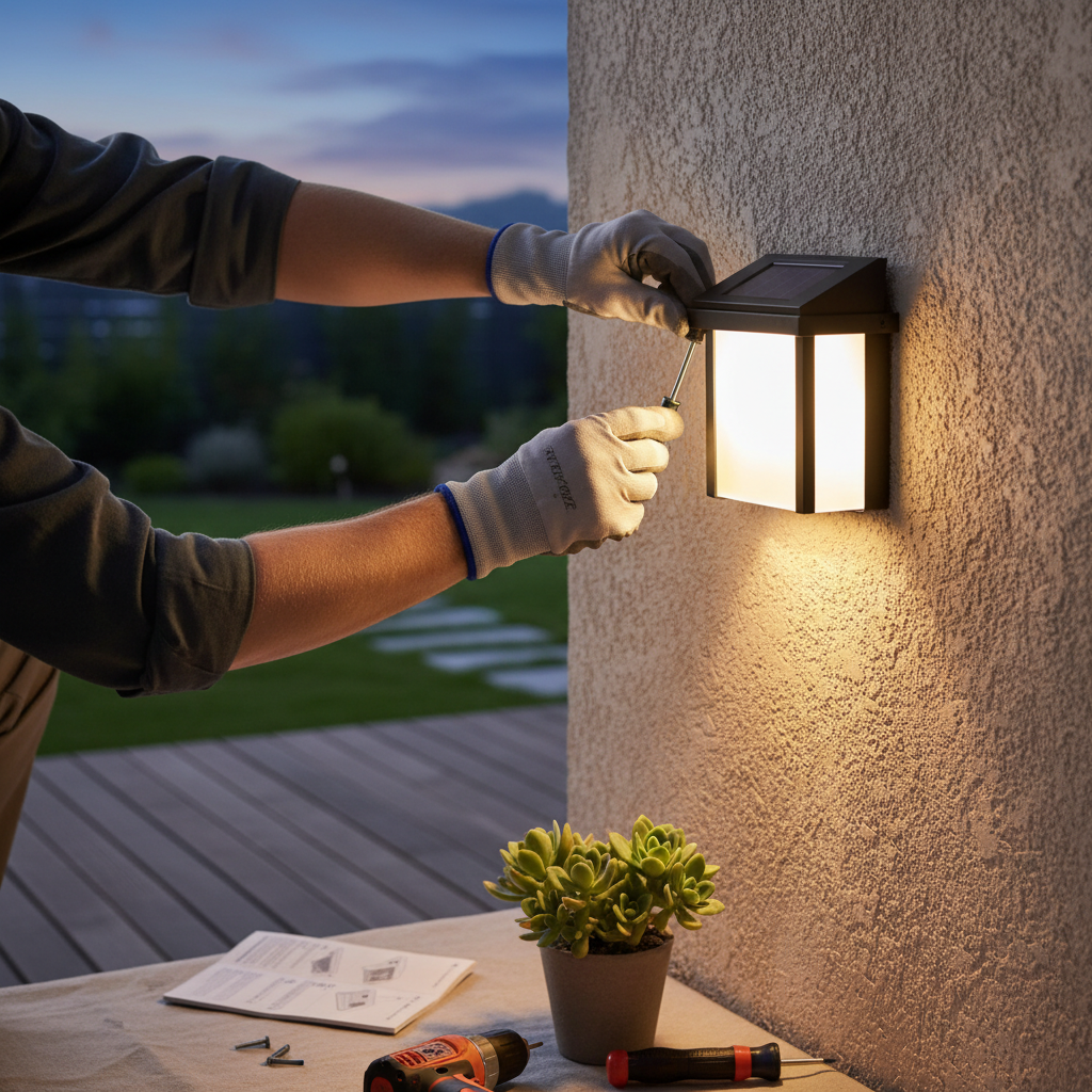 Why Solar Wall Lights Are the Perfect Solution for Outdoor Lighting