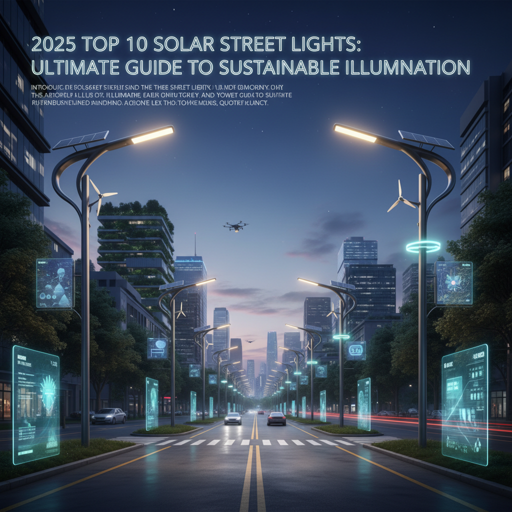 2025 Top 10 Solar Street Lights: Ultimate Guide to Sustainable Illumination
