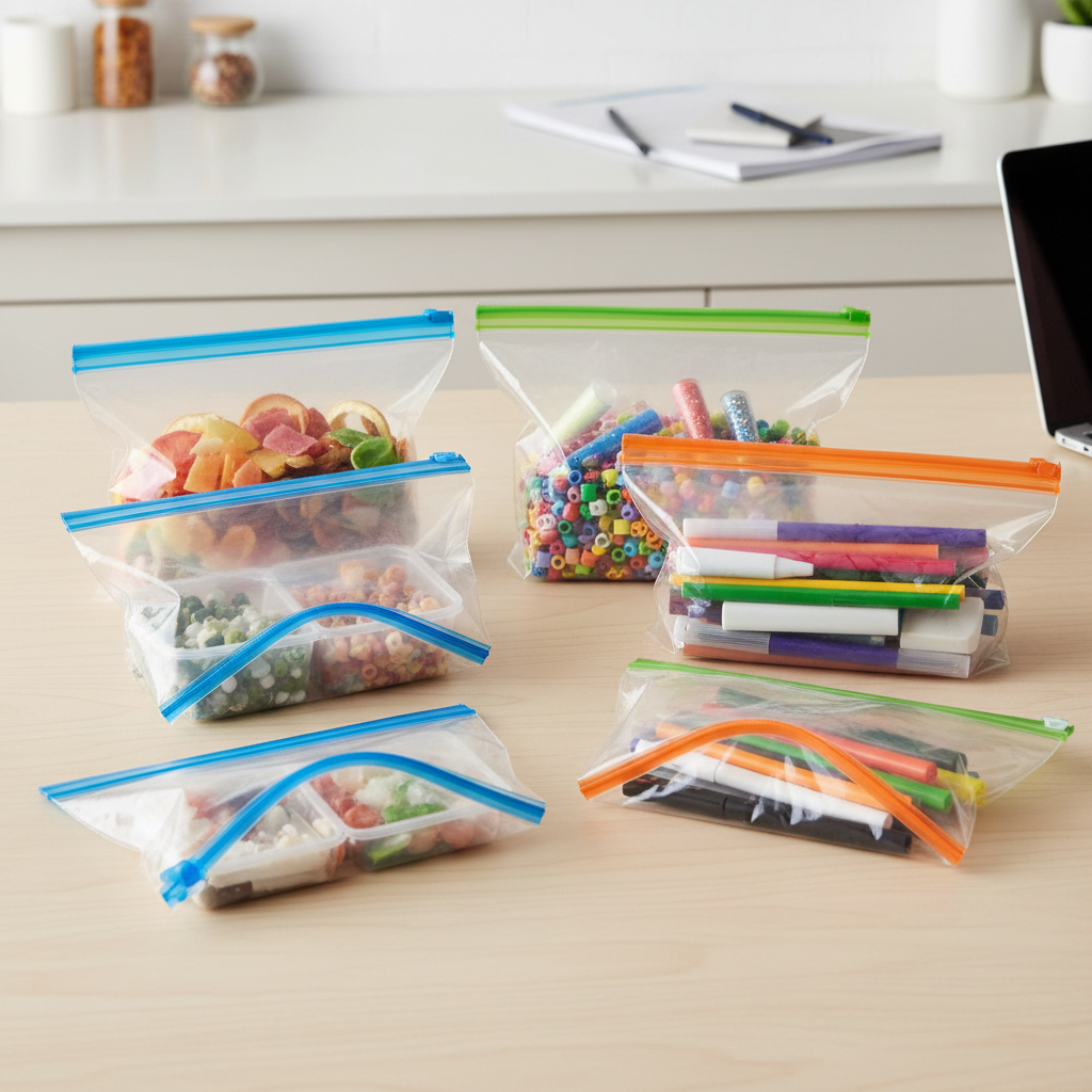 Top 7 Benefits of Using Slider Zipper Bags for Organization and Storage