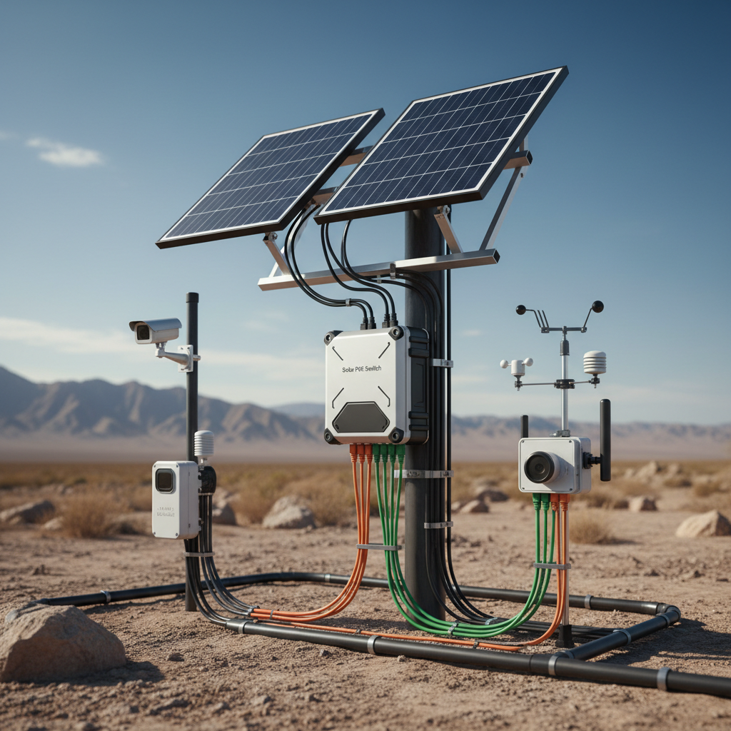 2025 Top Solar Poe Switches: Revolutionizing Data and Power Transmission with 100W PoE Technology