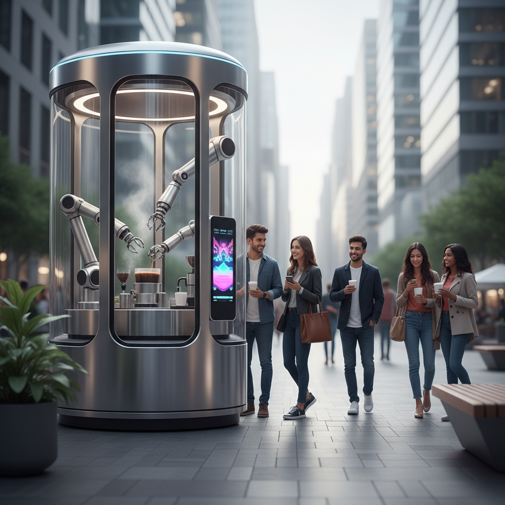 Top 10 Benefits of Using a Robot Coffee Kiosk for Your Coffee Business