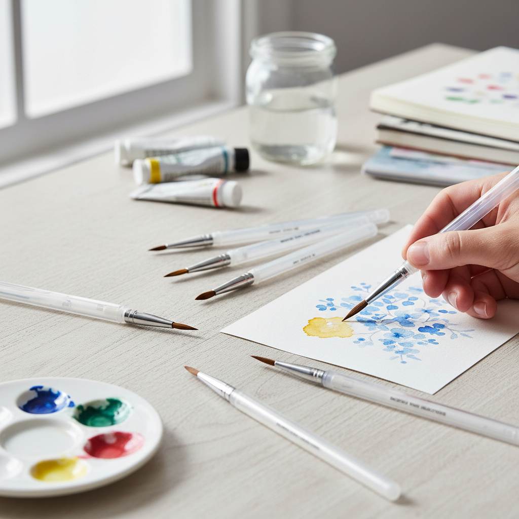How to Use a Refillable Water Brush Pen for Beautiful Watercolor Effects
