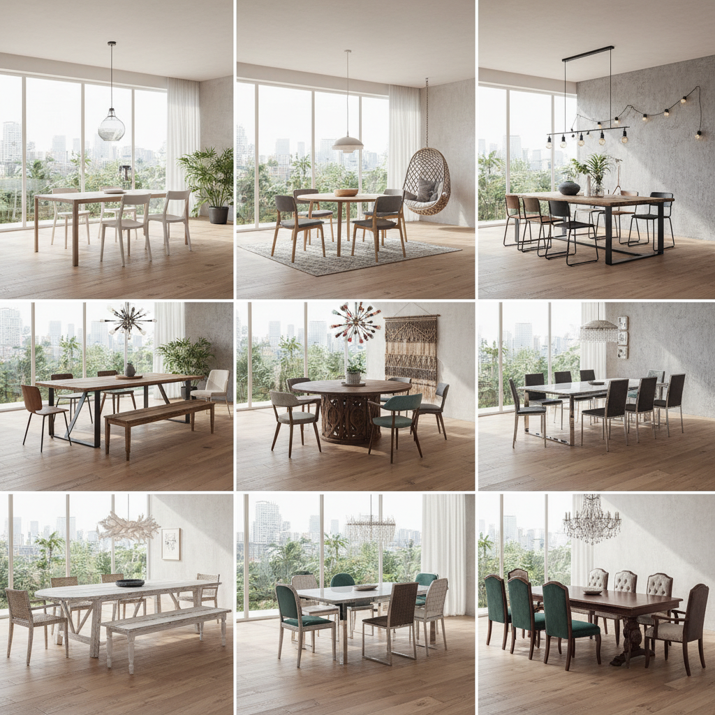 2025 Top 10 Dining Set Styles to Enhance Your Home Decor