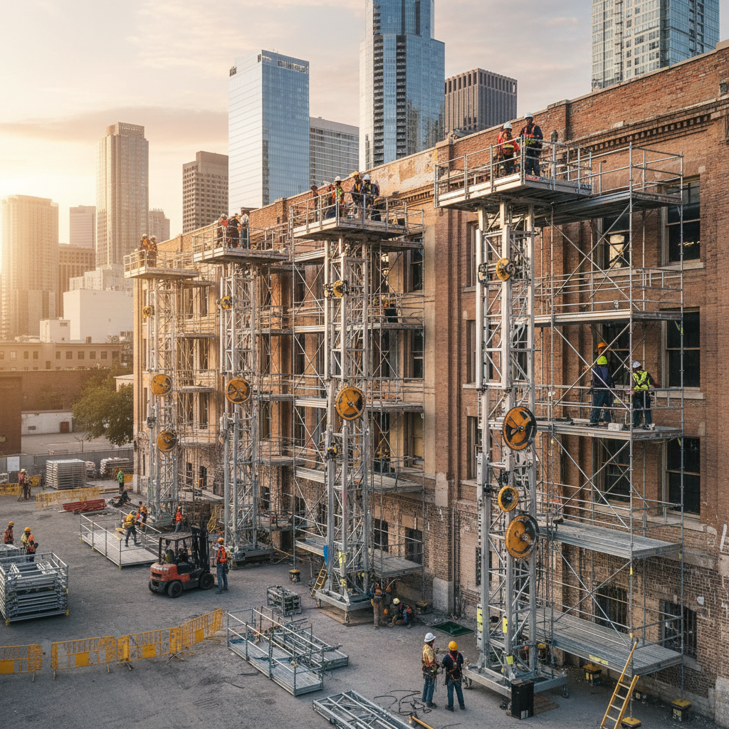 How to Effectively Use Non Stop Crank Up Scaffolding for Your Construction Projects