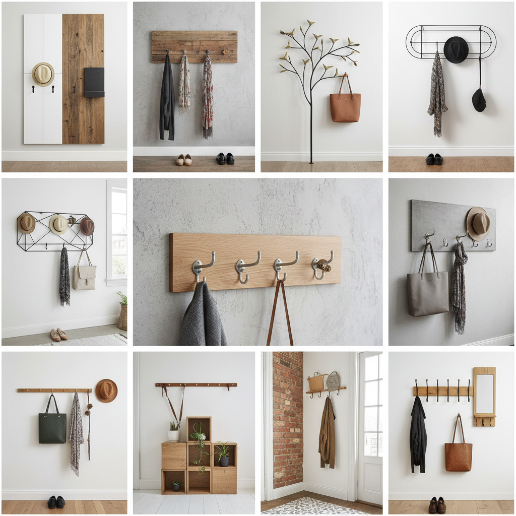 Top 10 Hallway Coat Rack Wall Mounted Designs to Enhance Your Space