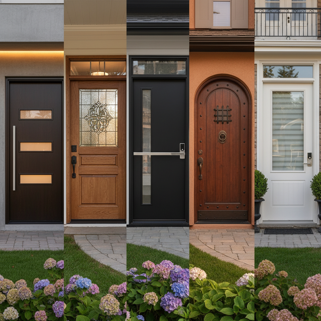 Top 5 Residential Front Doors That Enhance Curb Appeal and Security
