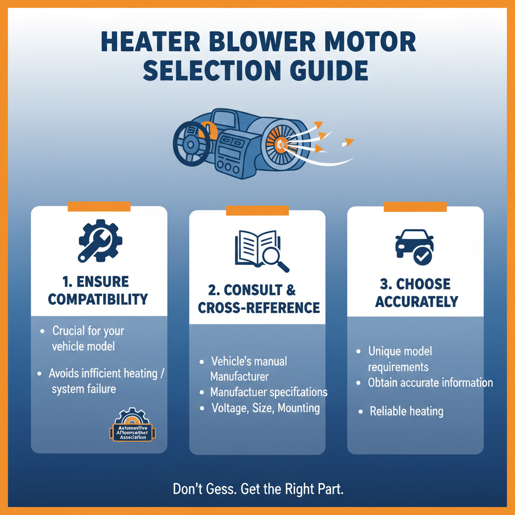 2025 How to Choose the Right Heater Blower Motor for Your Vehicle