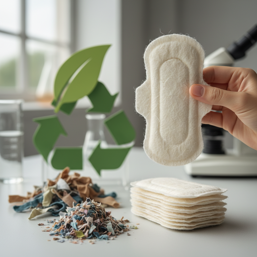 How to Make Recycled Sanitary Pads Fiber Sustainable and Affordable