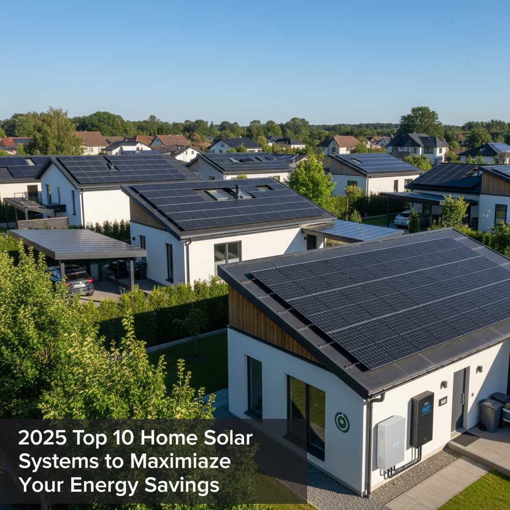 2025 Top 10 Home Solar Systems to Maximize Your Energy Savings
