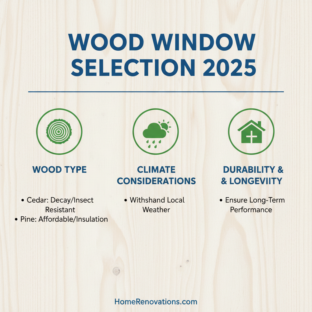 How to Choose the Best Wood Windows for Your Home in 2025