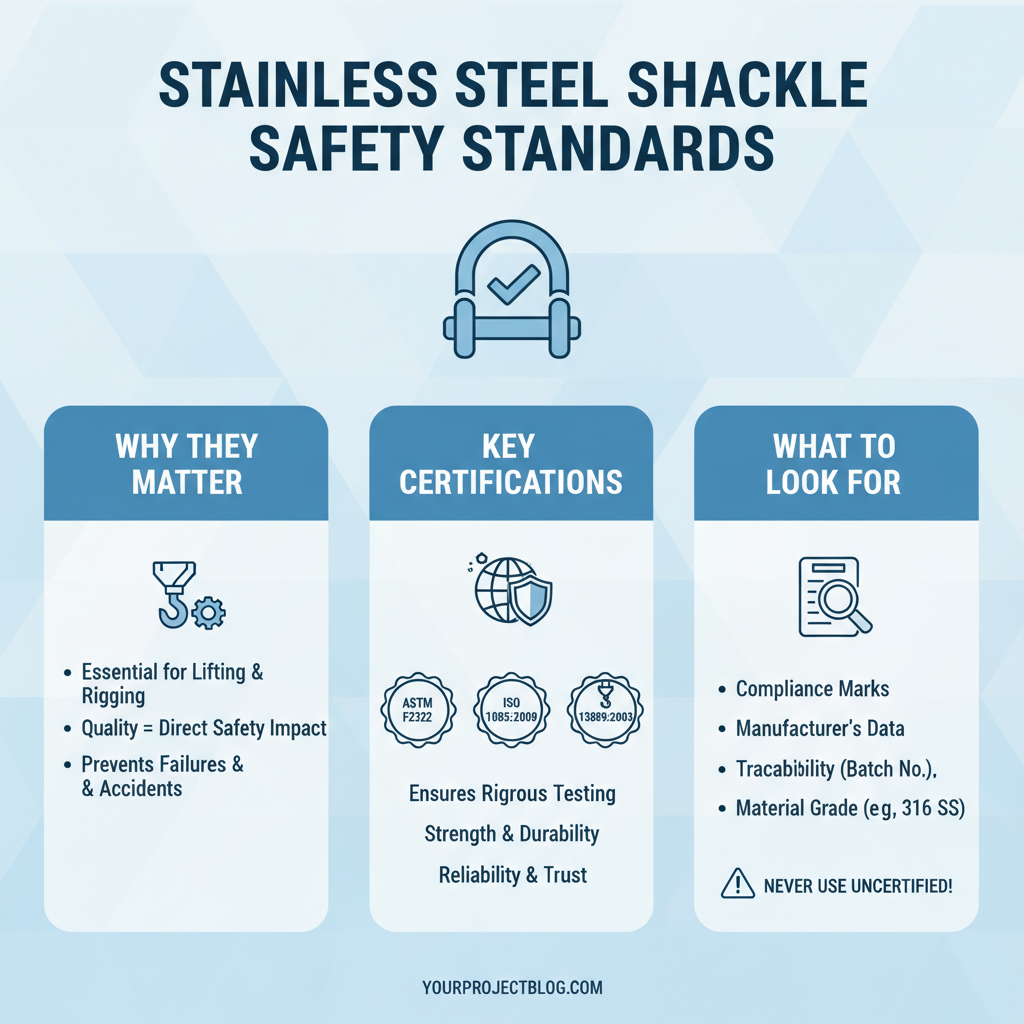 How to Choose the Right Stainless Steel Shackles for Your Projects