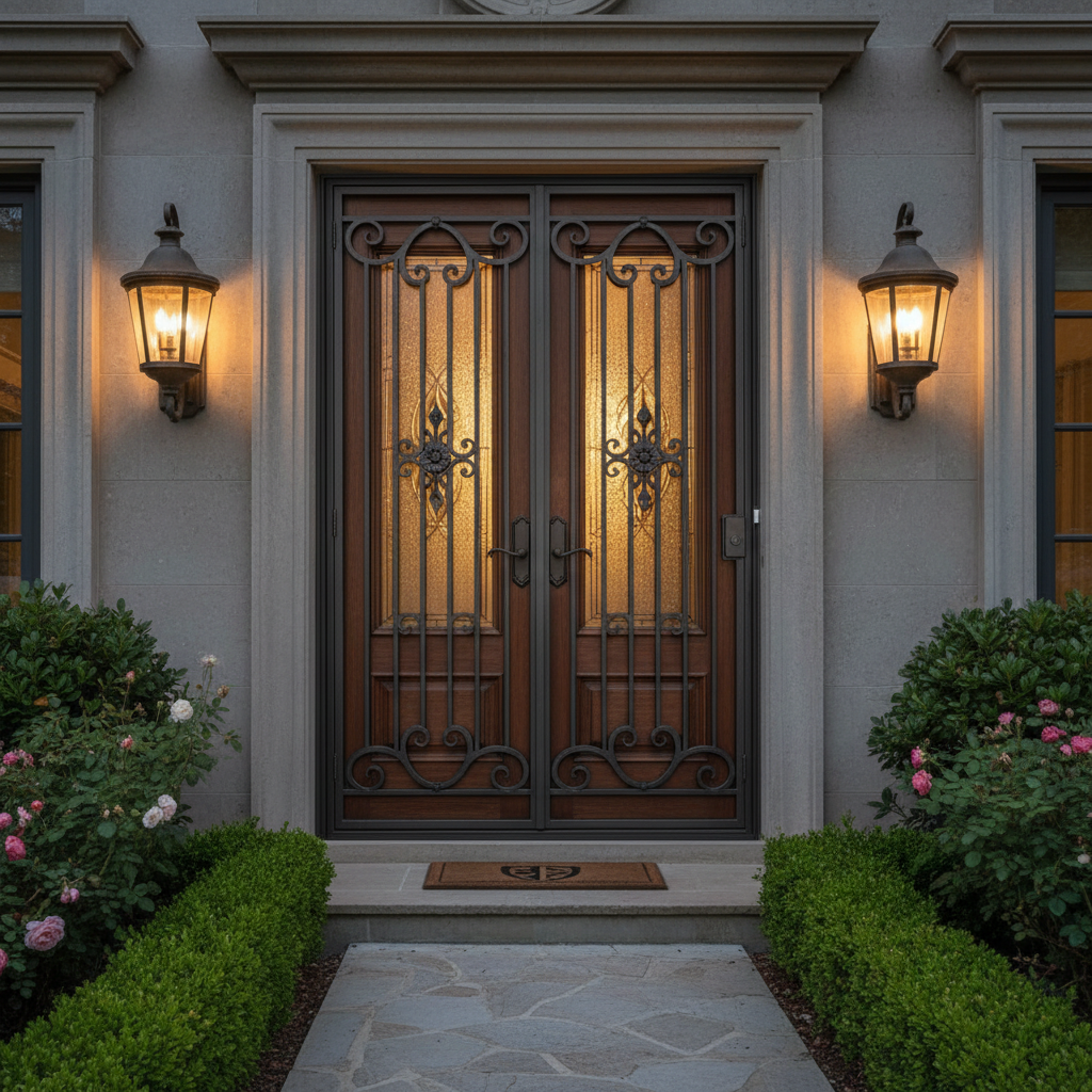 How to Choose the Best Wrought Iron Security Doors for Your Home