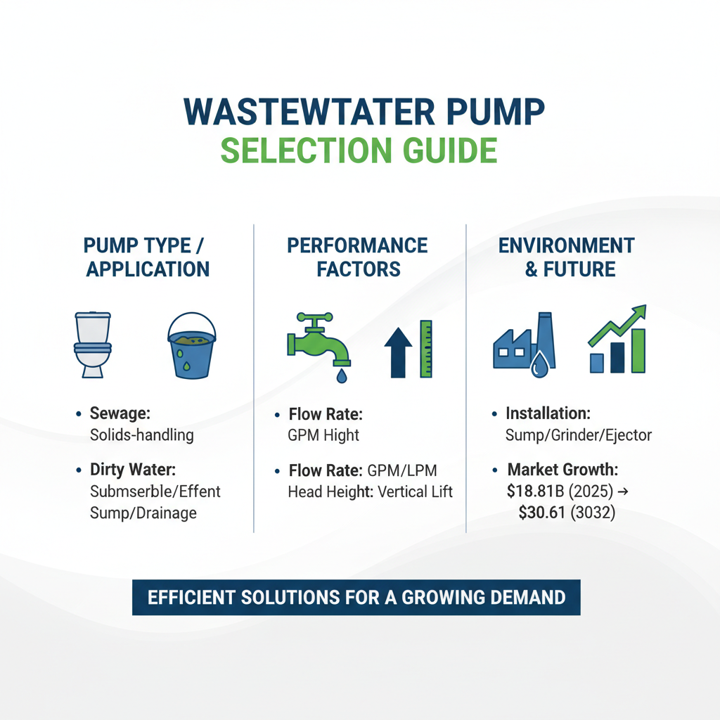 How to Choose the Right Waste Water Pump for Your Home or Business Needs