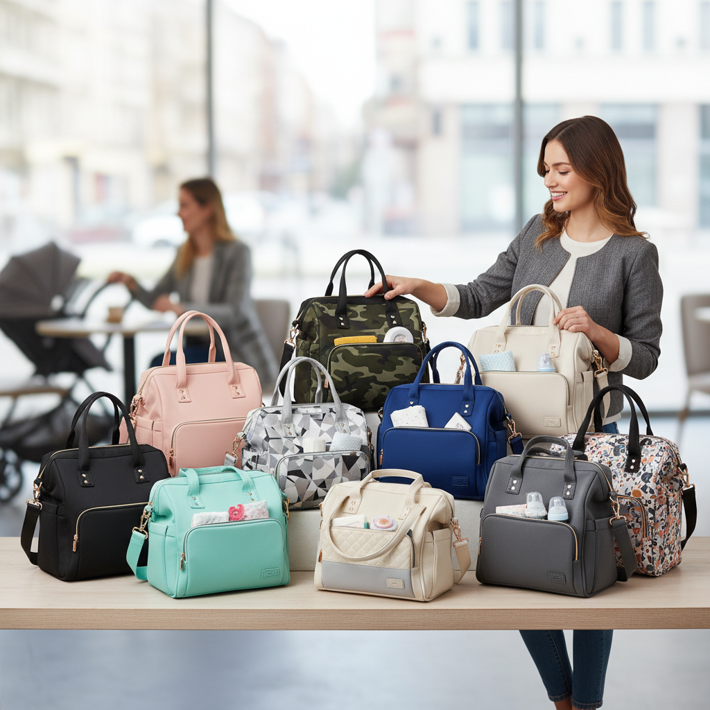Top 10 Neoprene Diaper Bags for Stylish and Practical Moms