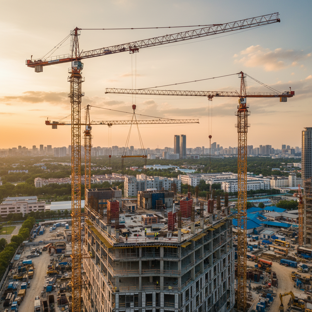 Top 10 Benefits of Using Tower Cranes on Construction Sites