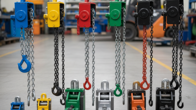 Top 10 Manual Chain Blocks for Effortless Lifting and Hoisting Solutions