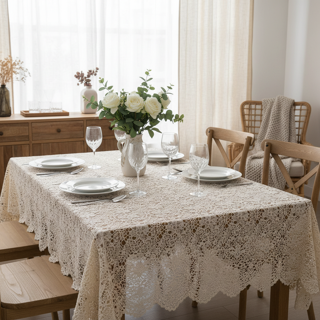 Why Lace Tablecloths are the Perfect Choice for Your Home Decor