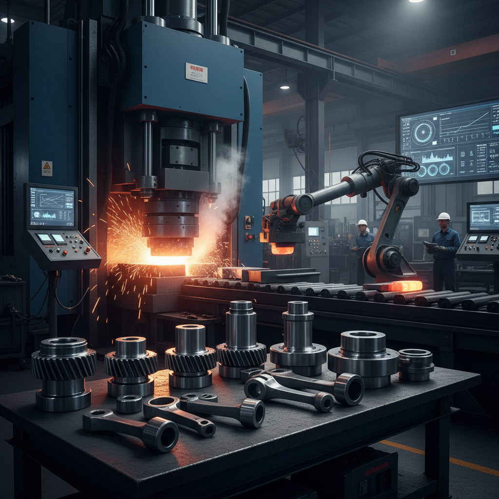 Why Forging Machine Parts Are Essential for Industrial Efficiency: Key Data Insights