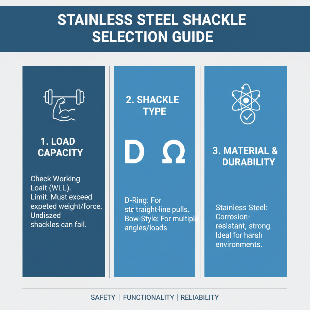 How to Choose the Right Stainless Steel Shackles for Your Projects