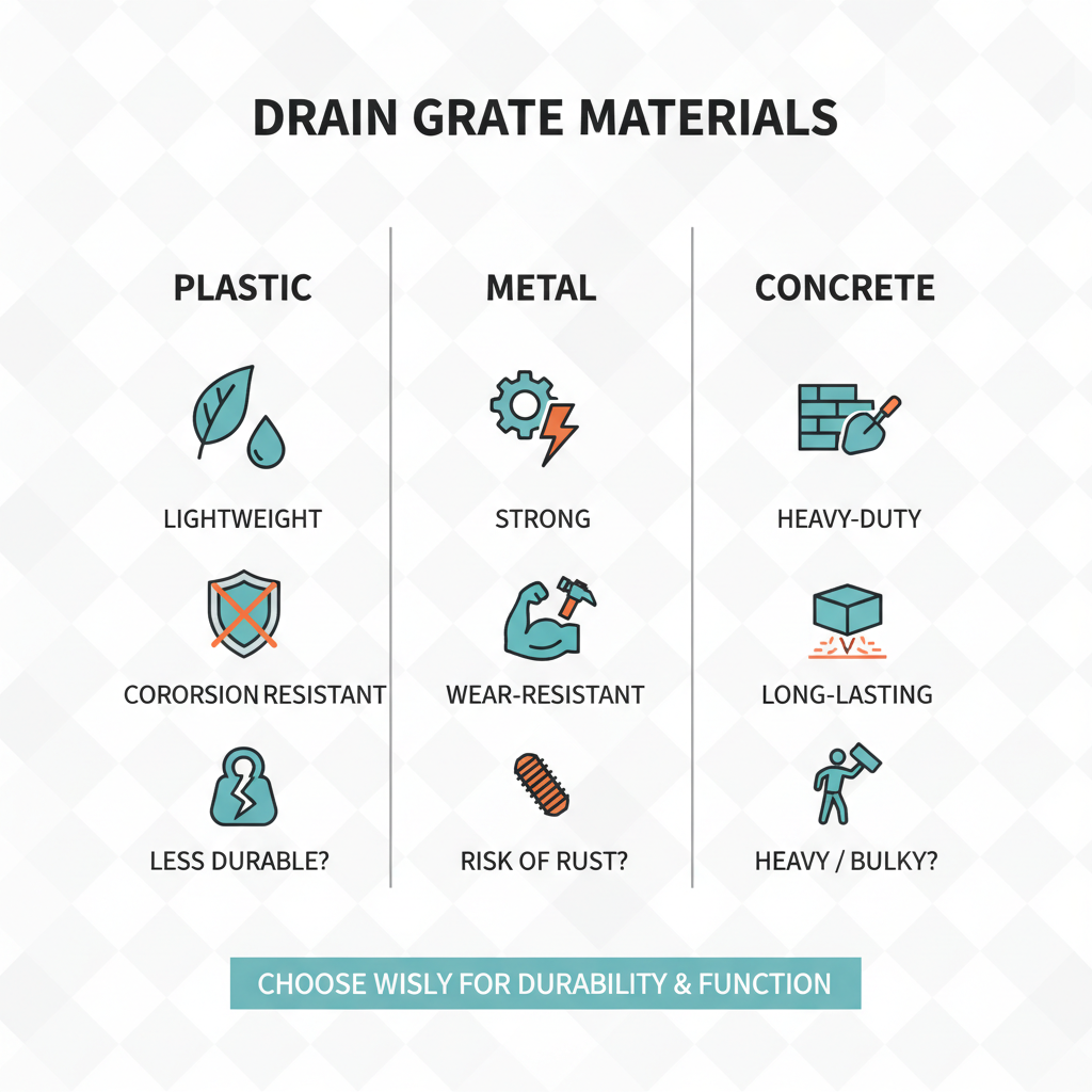 2025 How to Choose the Right Drain Grate for Your Landscape Design