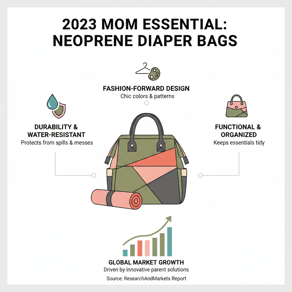 Top 10 Neoprene Diaper Bags for Stylish and Practical Moms