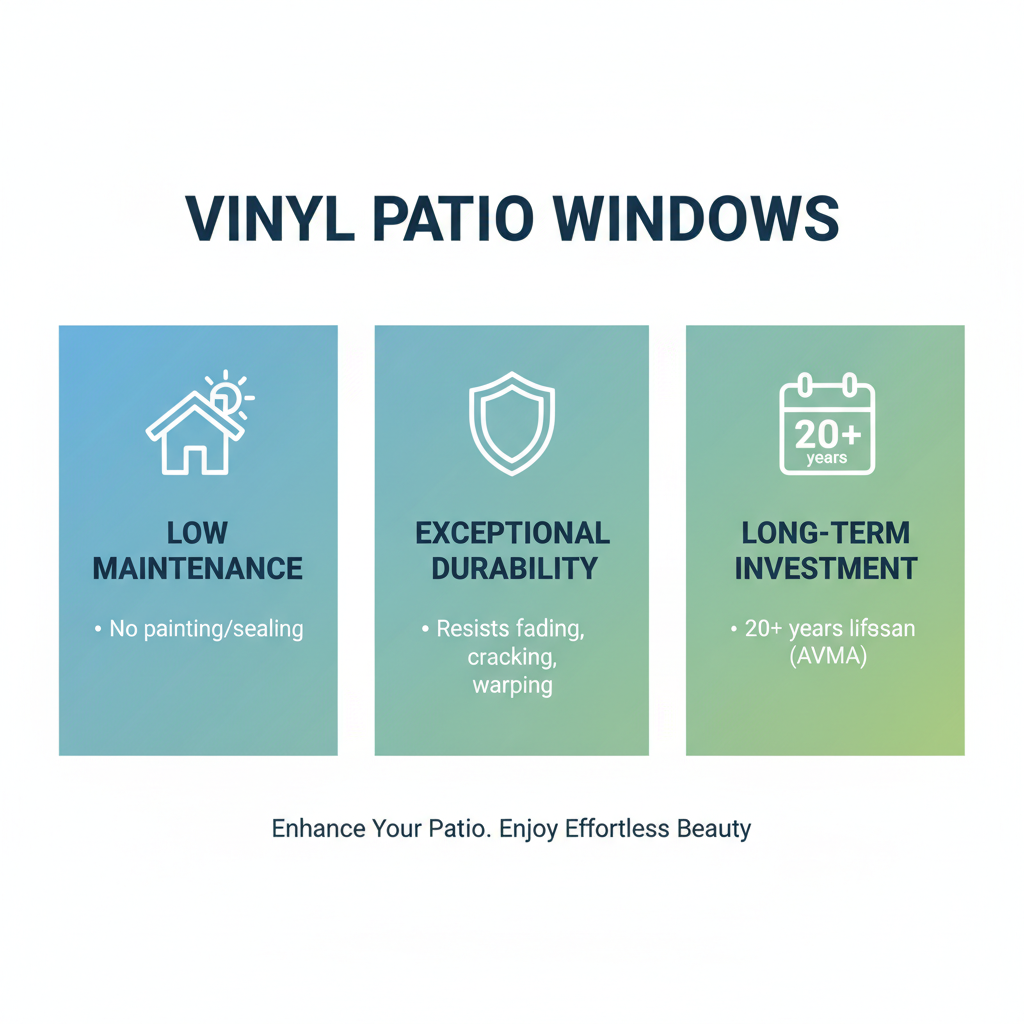 Why Choose Vinyl Windows for Your Patio to Enhance Aesthetic and Energy Efficiency