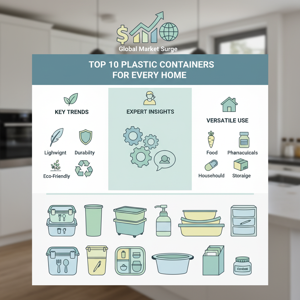 Top 10 Plastic Containers for Every Home: Which One Is Right for You?