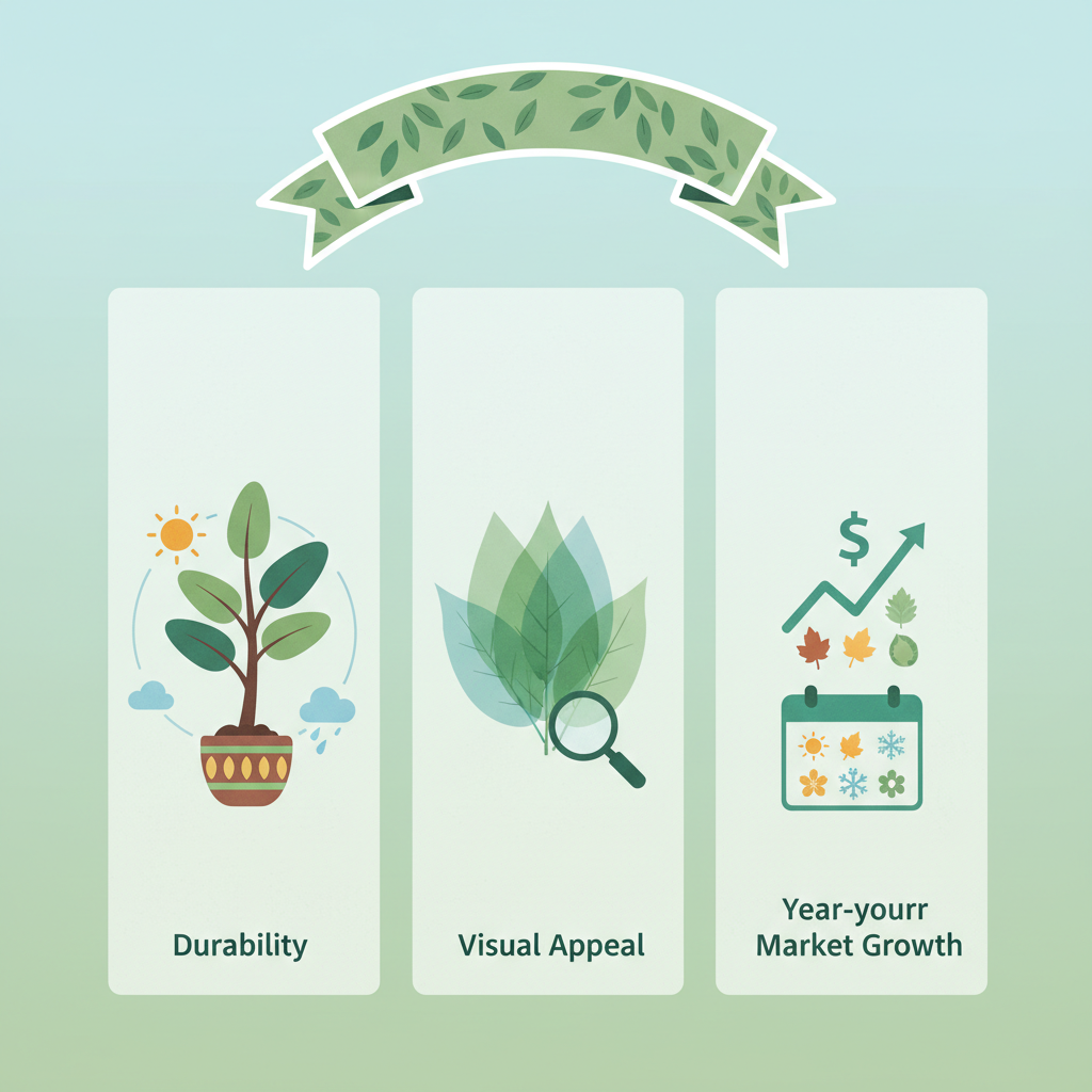 How to Choose Artificial Green Plants for Outdoor Spaces That Last