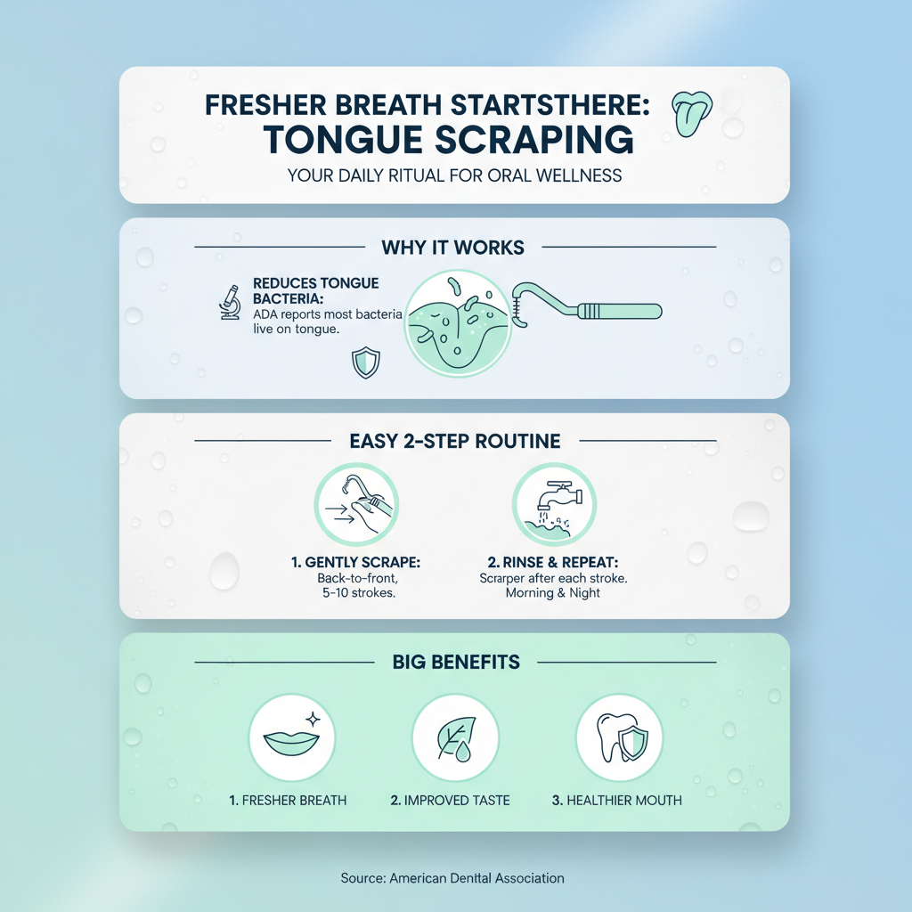 How to Use a Tongue Scraper for Oral Hygiene and Fresh Breath