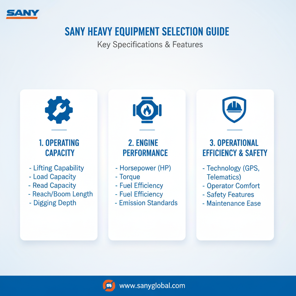 Top 10 Tips for Choosing Sany Heavy Equipment for Your Construction Needs