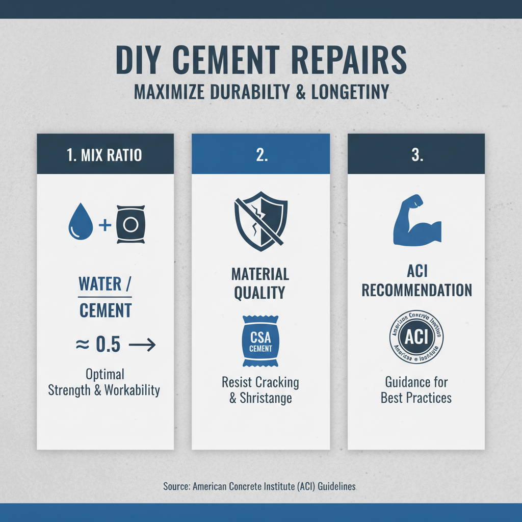 Top 10 Essential Tips for Effective Cement Repair at Home