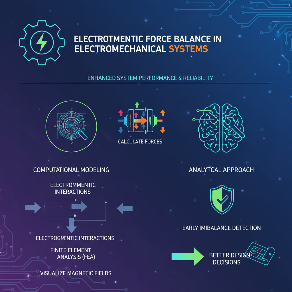 How to Achieve Electromagnetic Force Balance in Electromechanical Systems