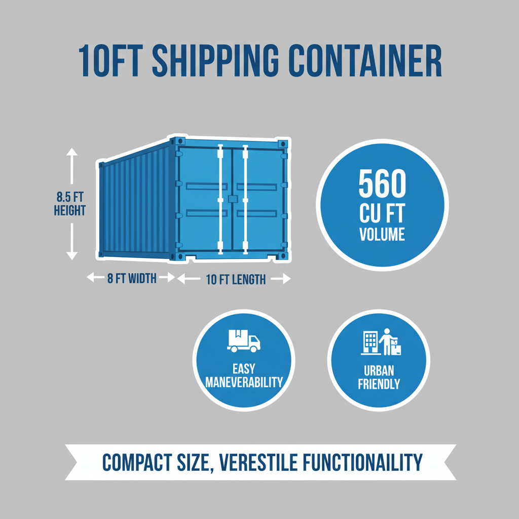 Why Choose a 10ft Container for Your Next Shipping or Storage Solution?
