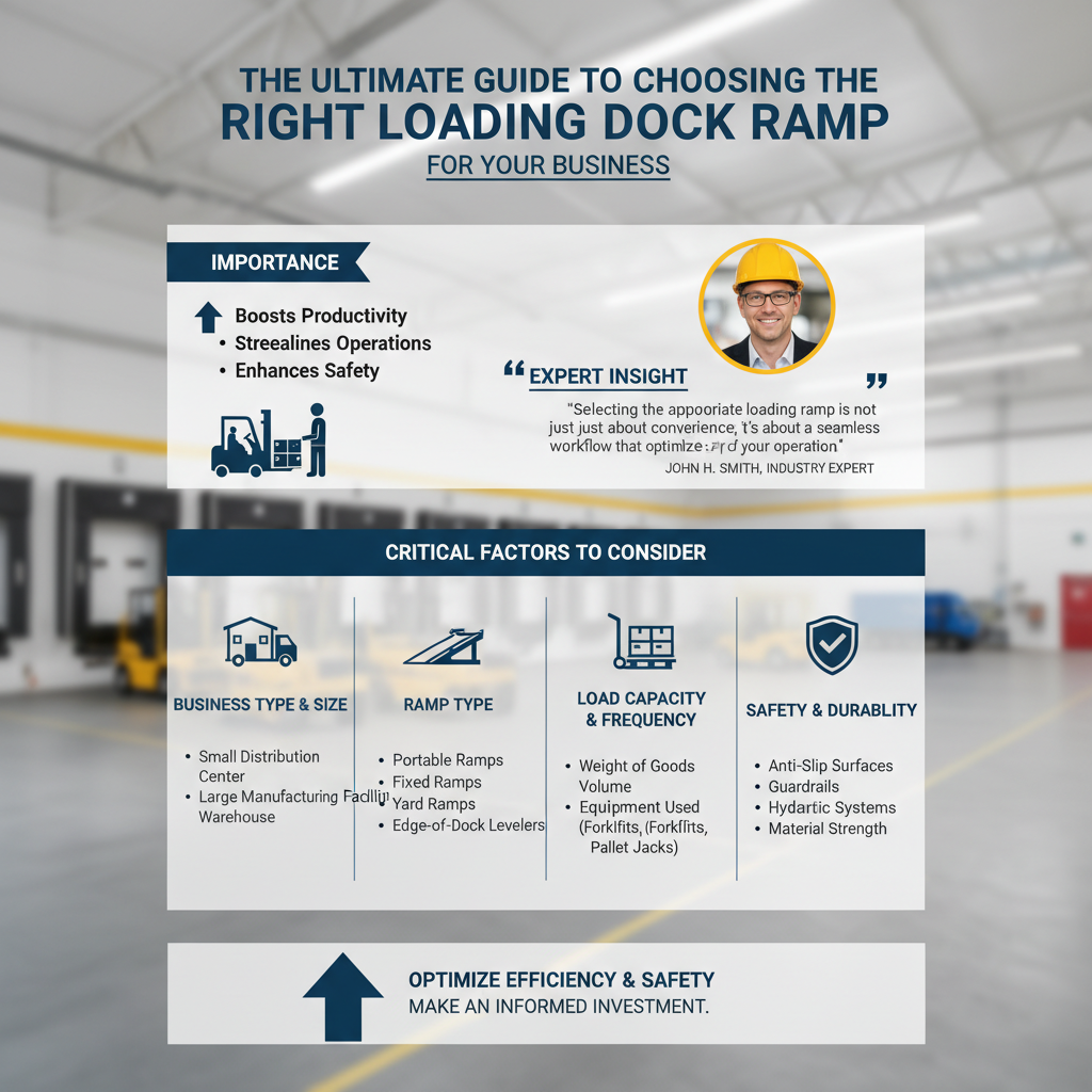 The Ultimate Guide to Choosing the Right Loading Dock Ramp for Your Business