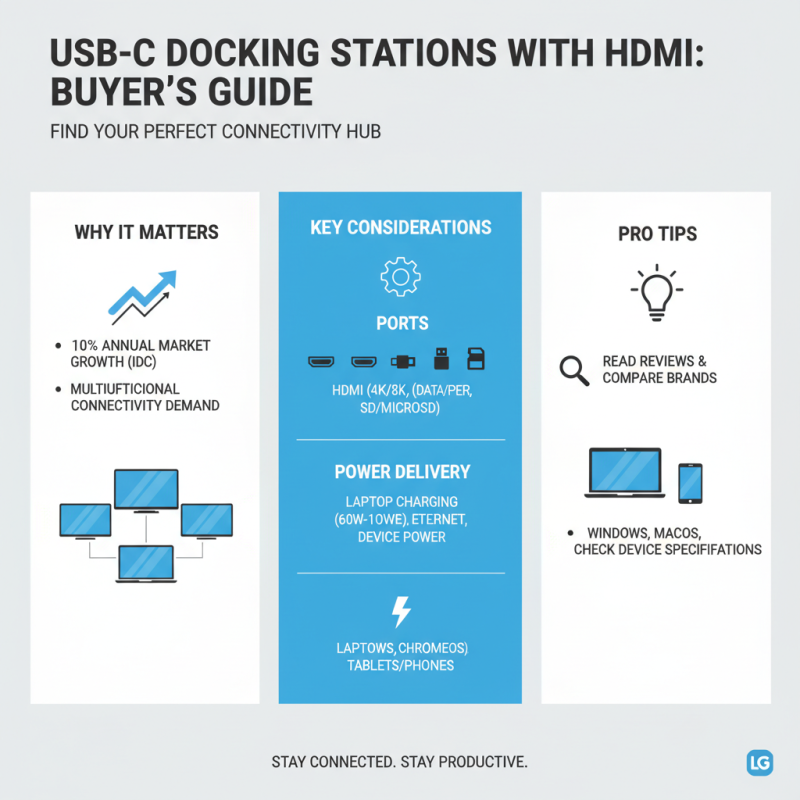 How to Choose the Best USB Docking Station with HDMI for Your Needs?