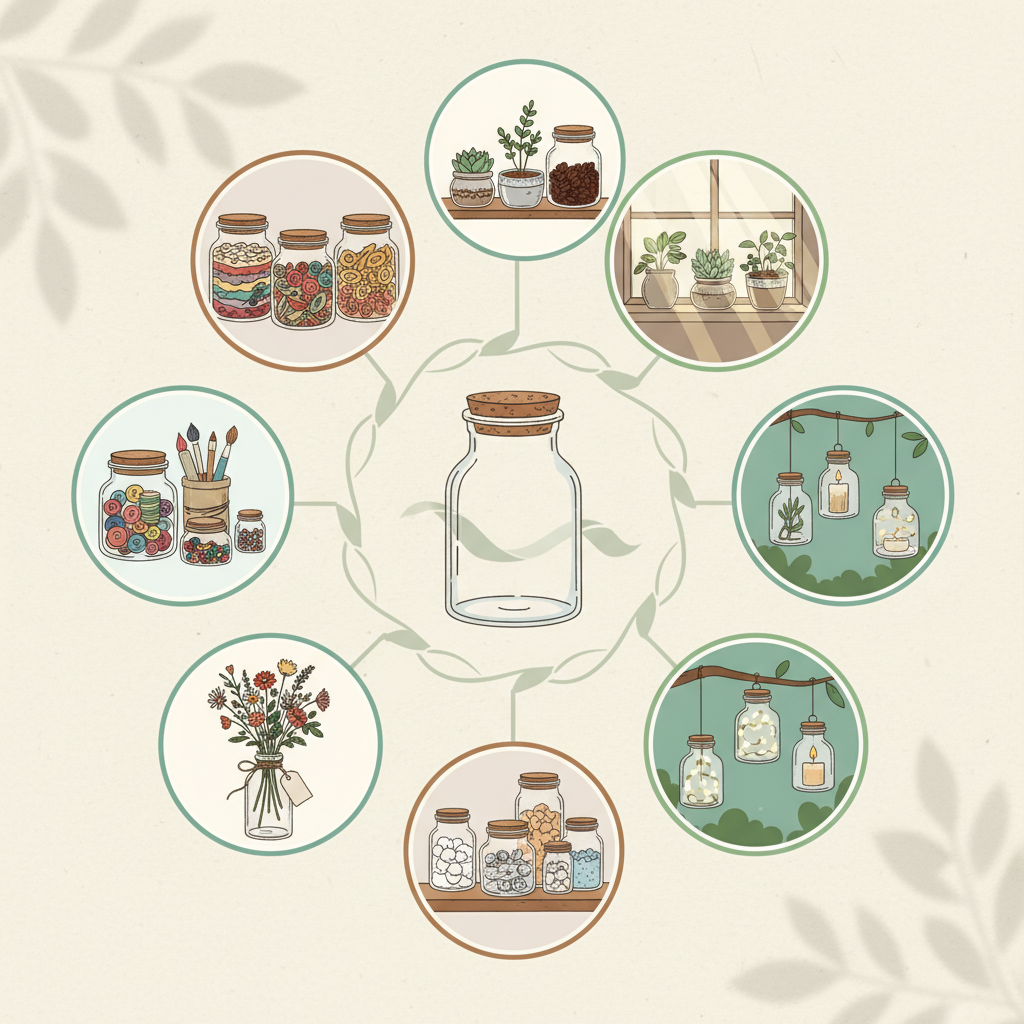 Top Uses for Glass Jars: Creative Ideas for Organizing and Decorating Your Home