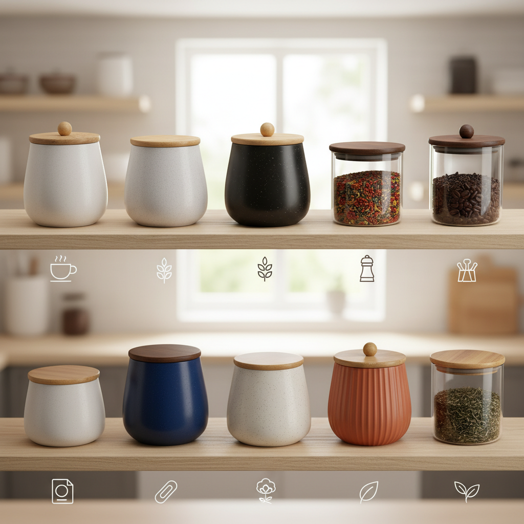 10 Best Ceramic Jars With Wood Lids for Stylish Storage Solutions