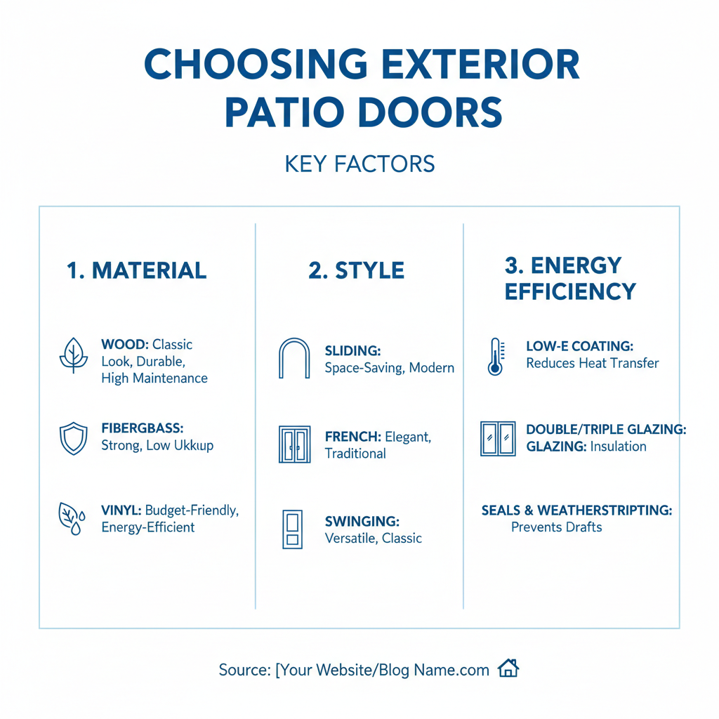 How to Choose the Best Exterior Patio Doors for Your Home