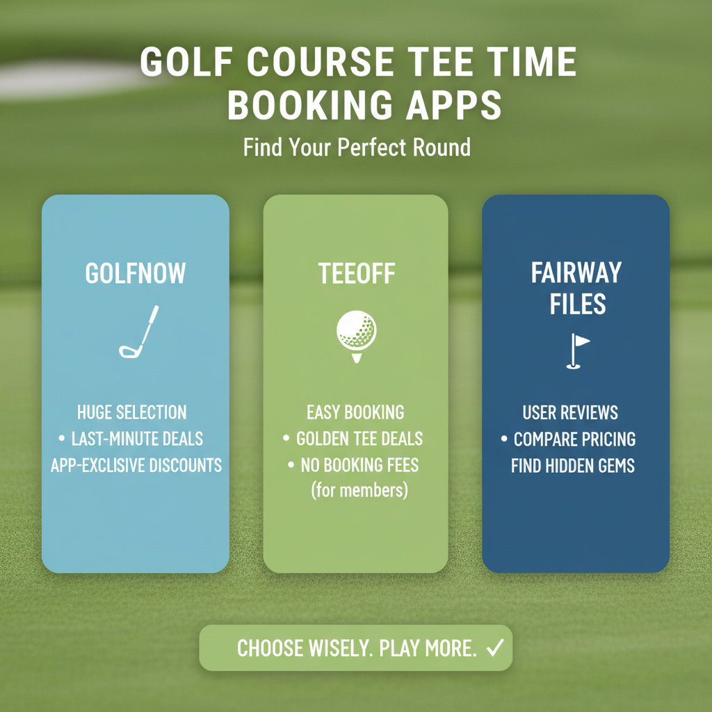 Top 10 Golf Course Booking Apps to Simplify Your Tee Time Experience